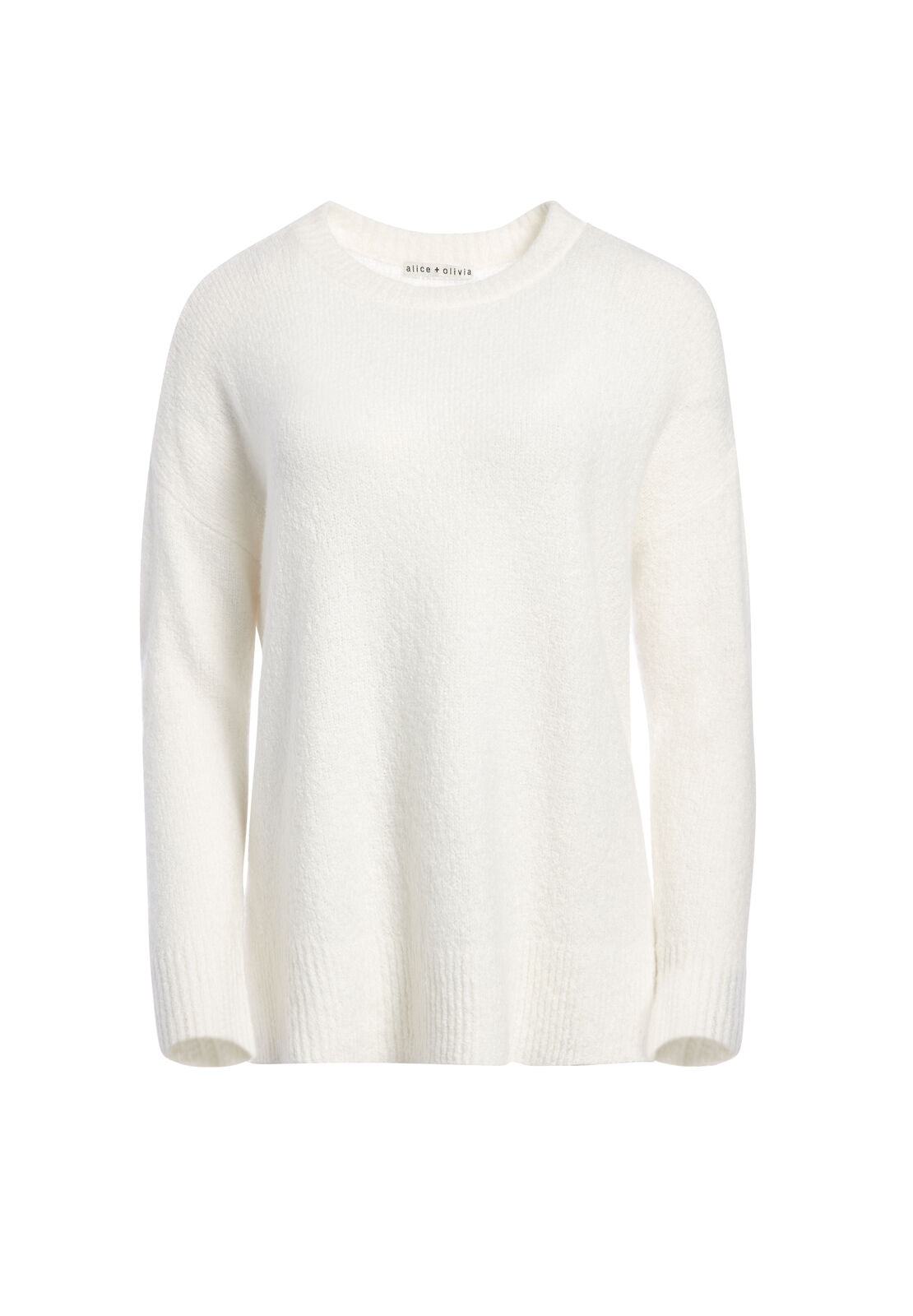 DENISE PULLOVER WITH SIDE SLITS-ALICE + OLIVIA
