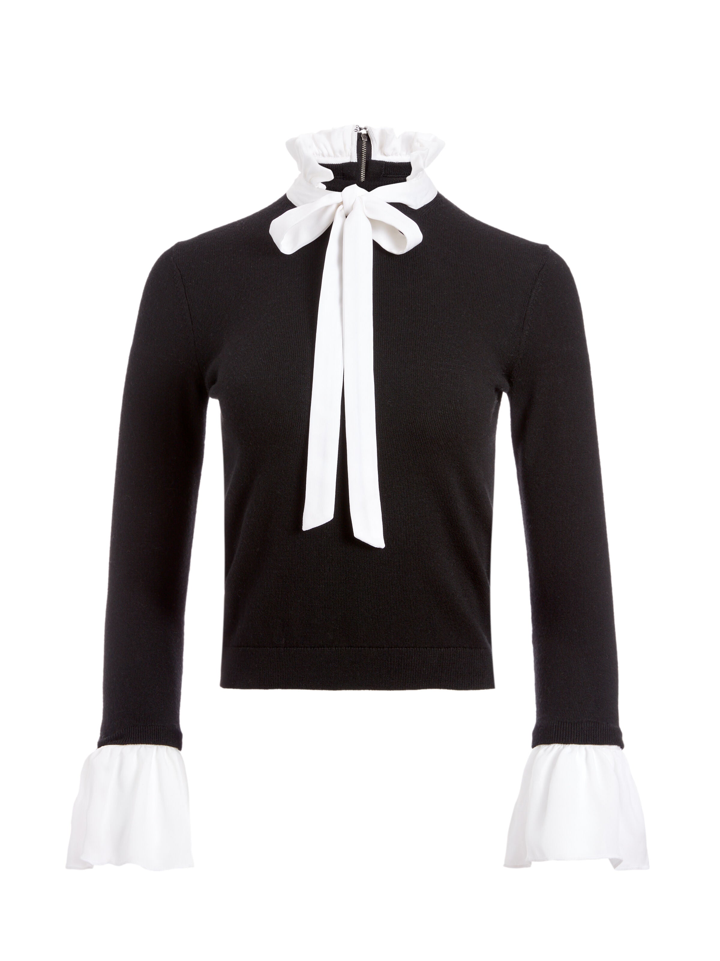 CORNELIA TIE NECK PULLOVER-ALICE + OLIVIA