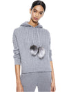 OSCAR FUR TRIM HOODIE-ALICE + OLIVIA
