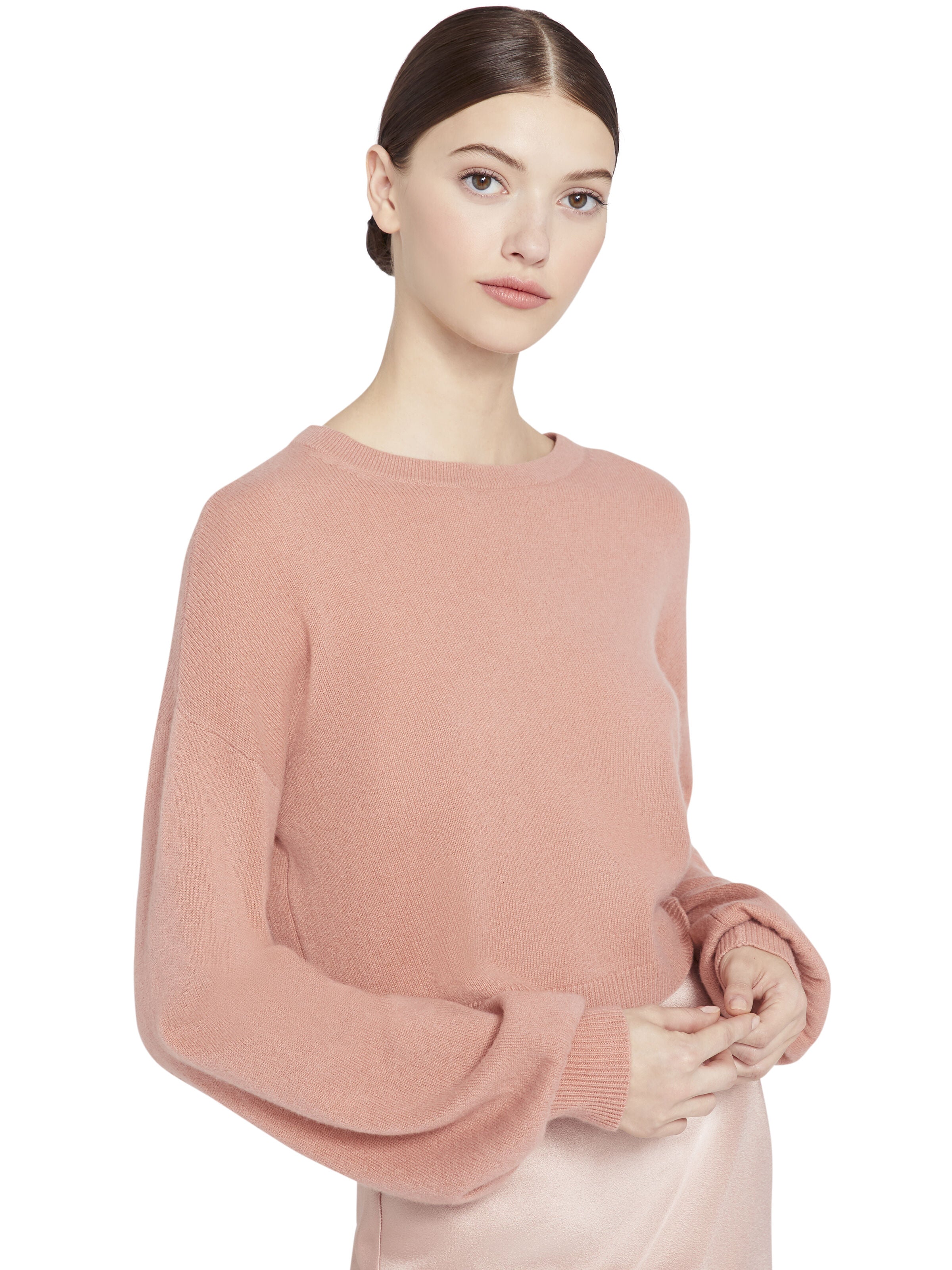 ANSLEY WIDE SLEEVE CROPPED SWEATER-ALICE + OLIVIA