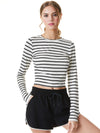 DELAINA LS CREW NK TEE-ALICE + OLIVIA