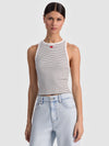 ALLEN EMBROIDERED TANK TOP-ALICE + OLIVIA