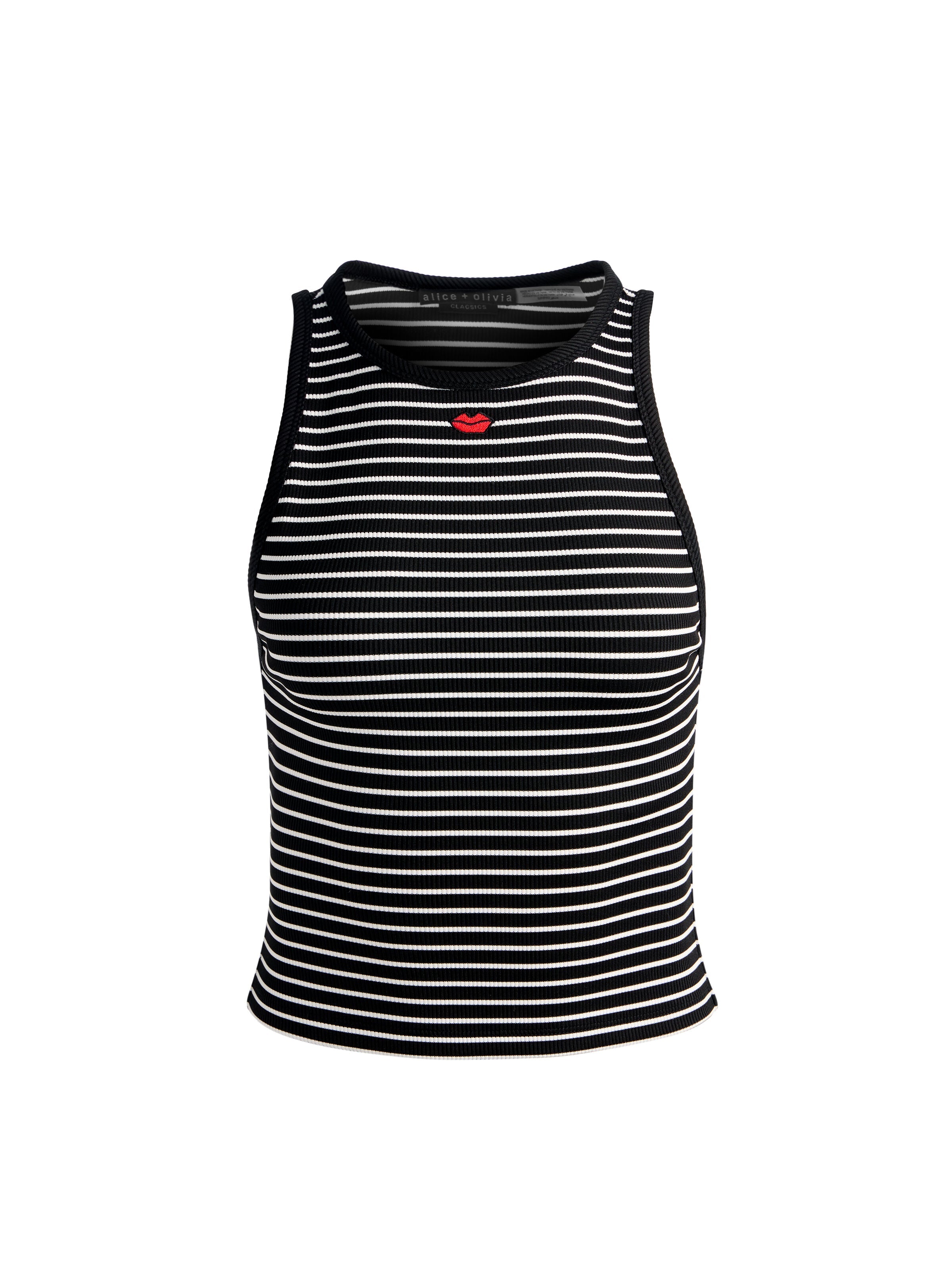 ALLEN EMBROIDERED TANK TOP-ALICE + OLIVIA