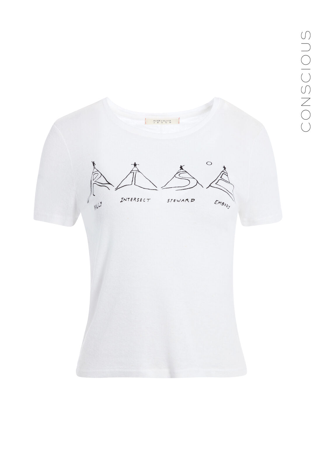 CINDY RISE TEE-ALICE + OLIVIA
