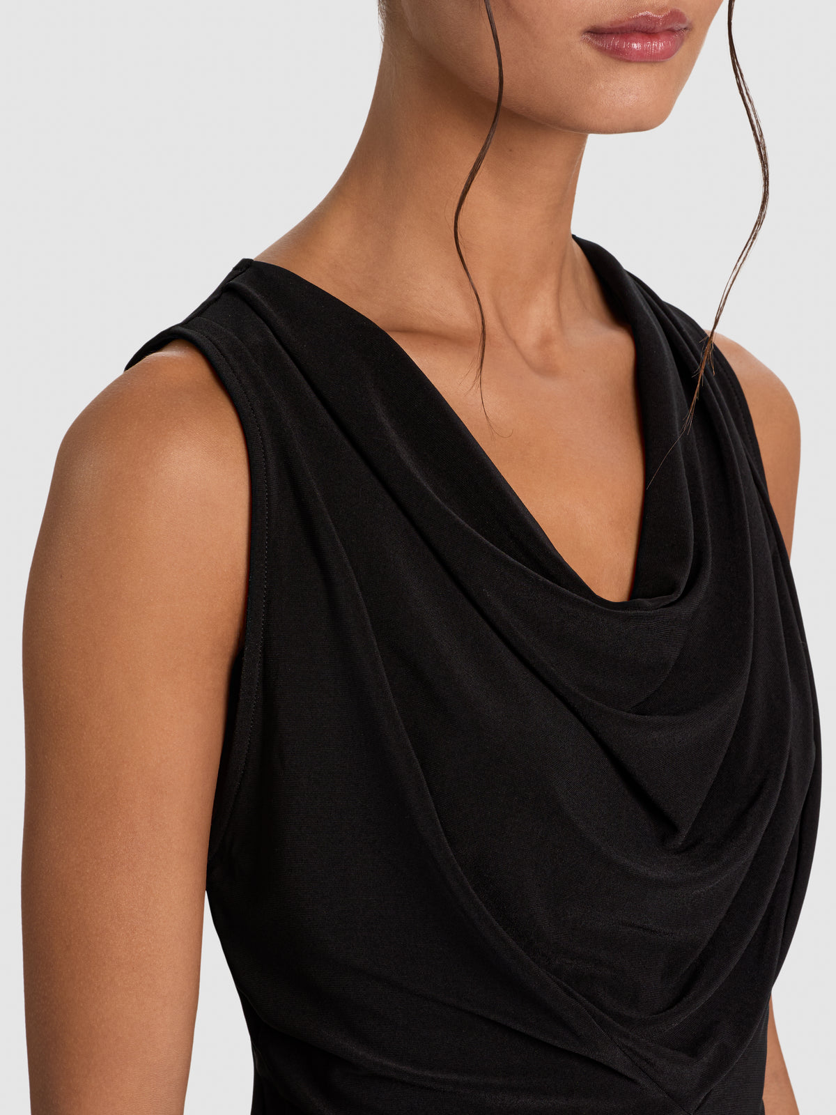 JACQUELINE COWL NECK TANK-ALICE + OLIVIA