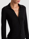 FREYA BUTTON DOWN TOP-ALICE + OLIVIA