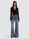 FREYA BUTTON DOWN BODYSUIT-Black-ALICE + OLIVIA