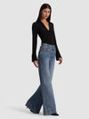 FREYA BUTTON DOWN BODYSUIT-Black-ALICE + OLIVIA
