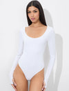 RHYS RIBBED BALLET BODYSUIT-ALICE + OLIVIA