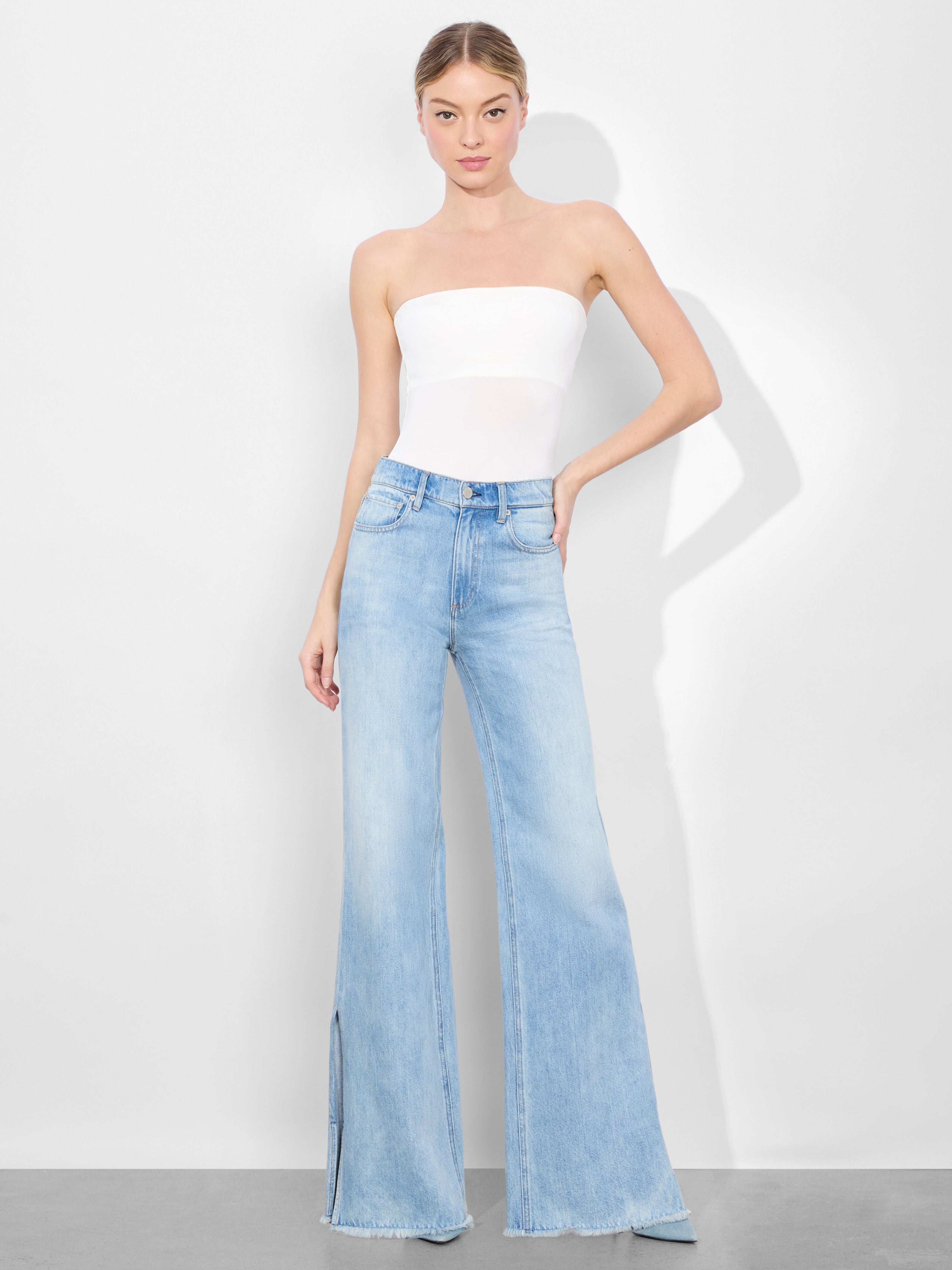 NAOMI STRAPLESS BODYSUIT-ALICE + OLIVIA