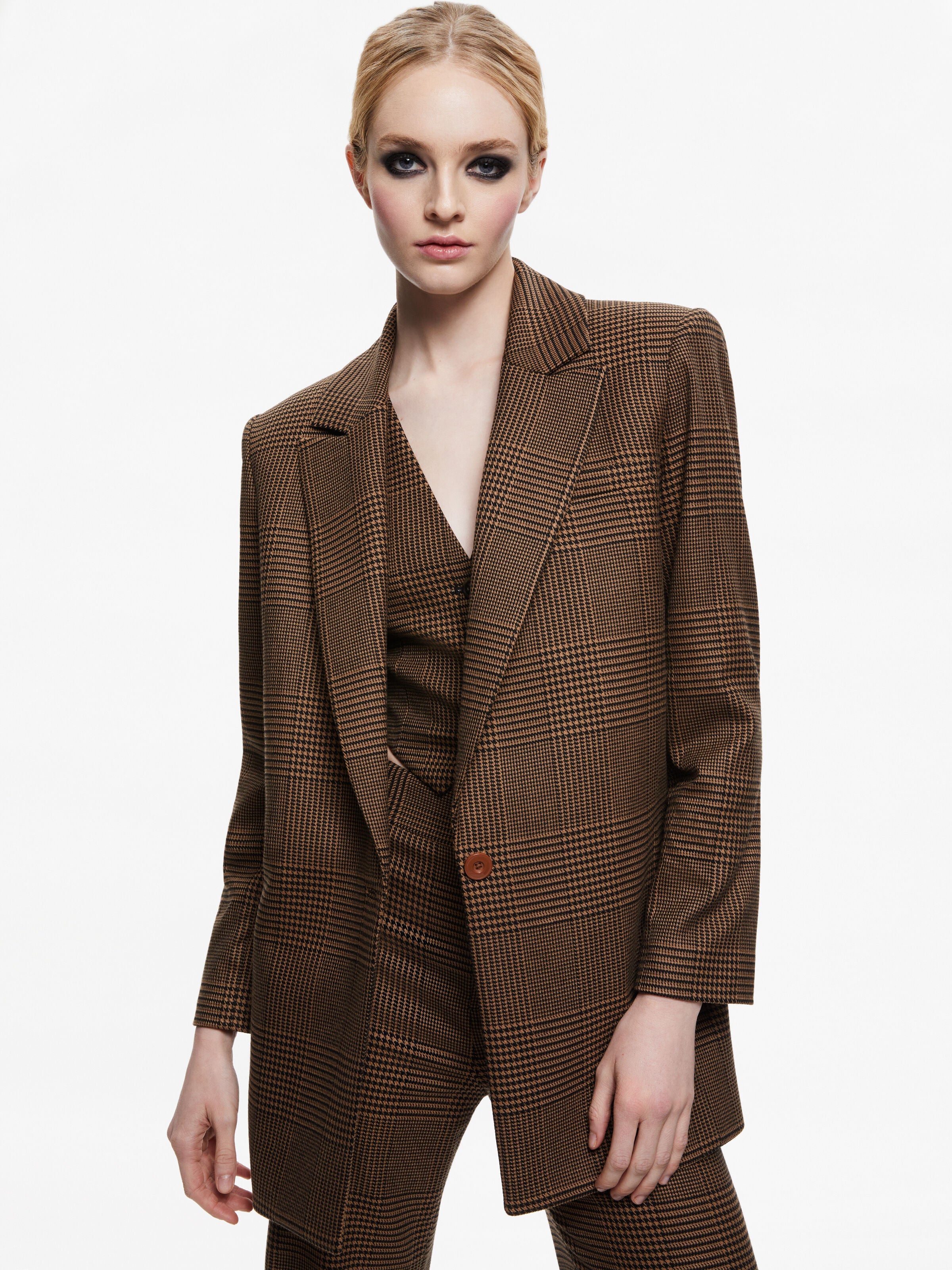 COLLEY NOTCH COLLAR BLAZER-ALICE + OLIVIA
