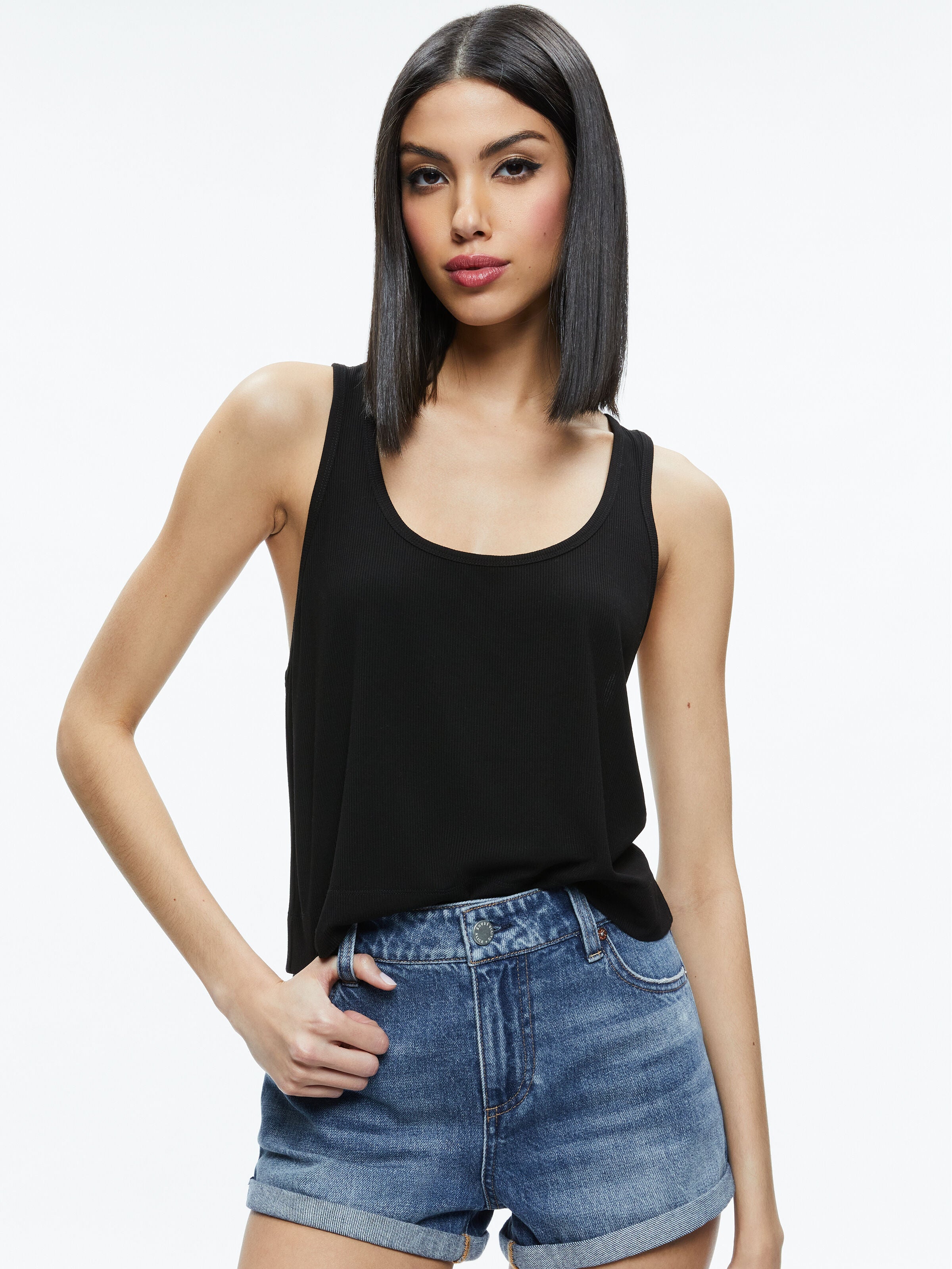 AVRIL BOXY TANK-ALICE + OLIVIA