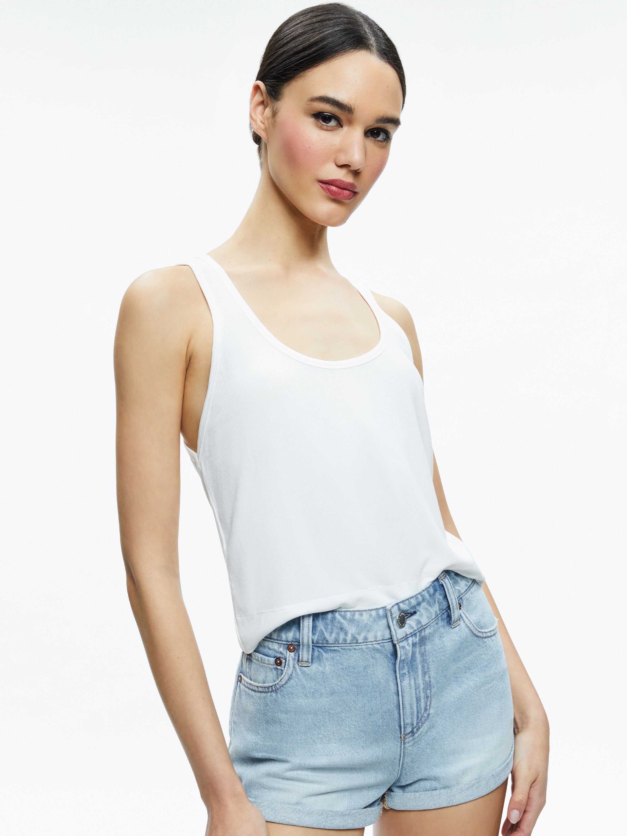 AVRIL BOXY TANK-ALICE + OLIVIA