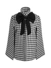 PHILIPPA BOW FT CROPPED CAPE-ALICE + OLIVIA