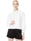 ELAINE COWL BK BLSN SLV HOODIE-ALICE + OLIVIA