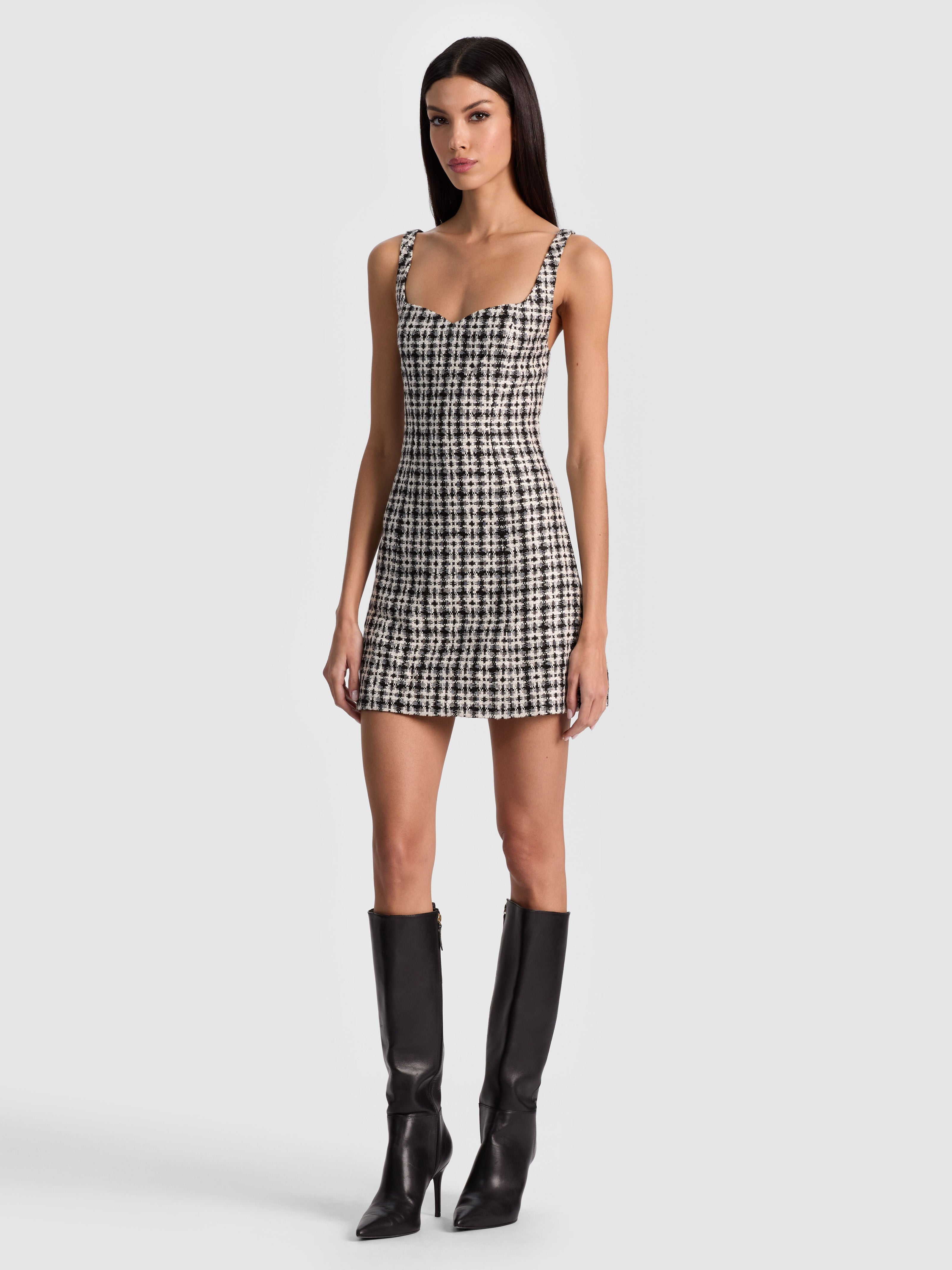 EVE TWEED MINI DRESS-ALICE + OLIVIA