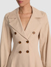 ELLIE TRENCH COAT-LATTE-ALICE + OLIVIA