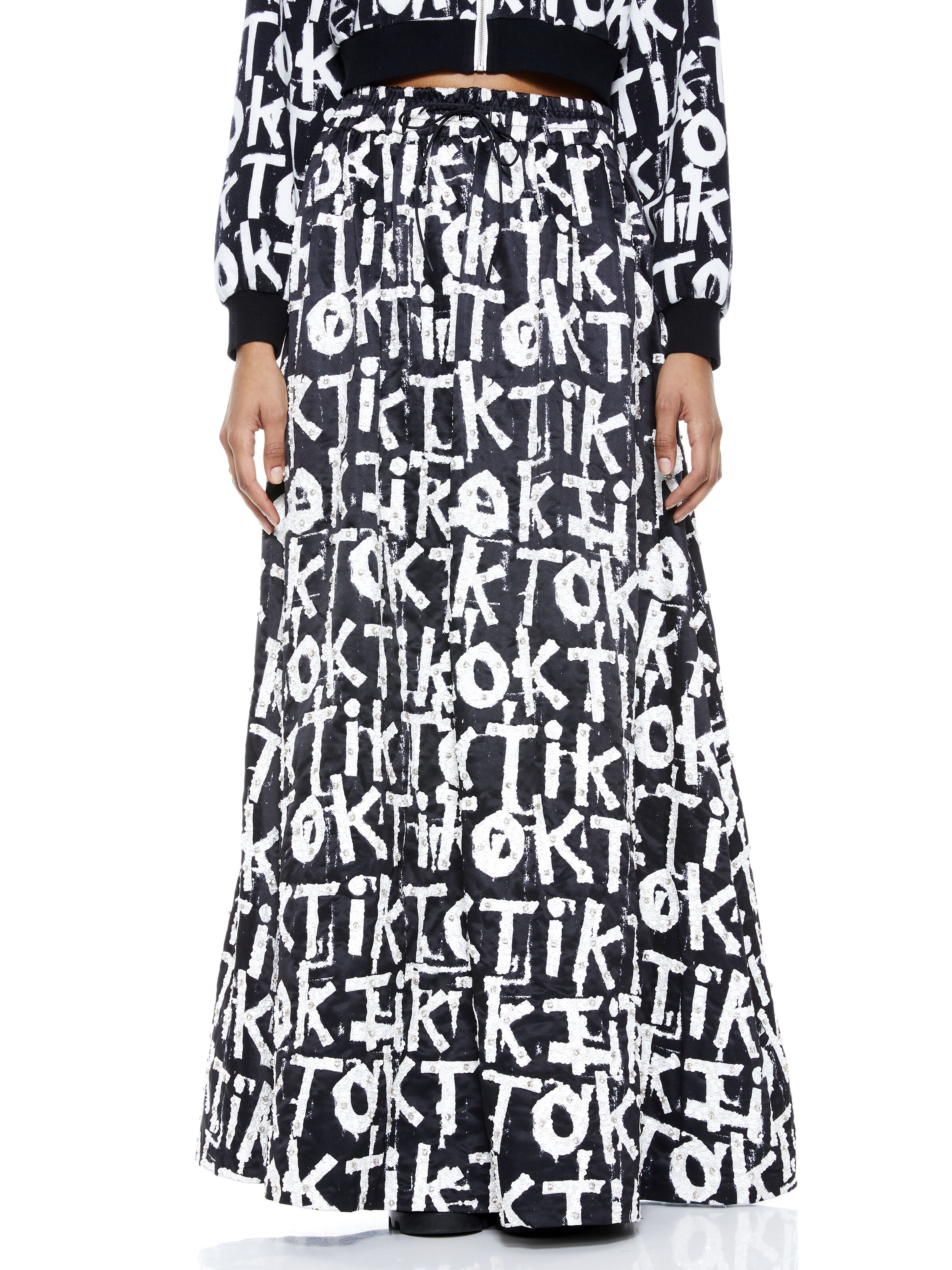 AO X TIKTOK DIXIE MAXI SKIRT-ALICE + OLIVIA