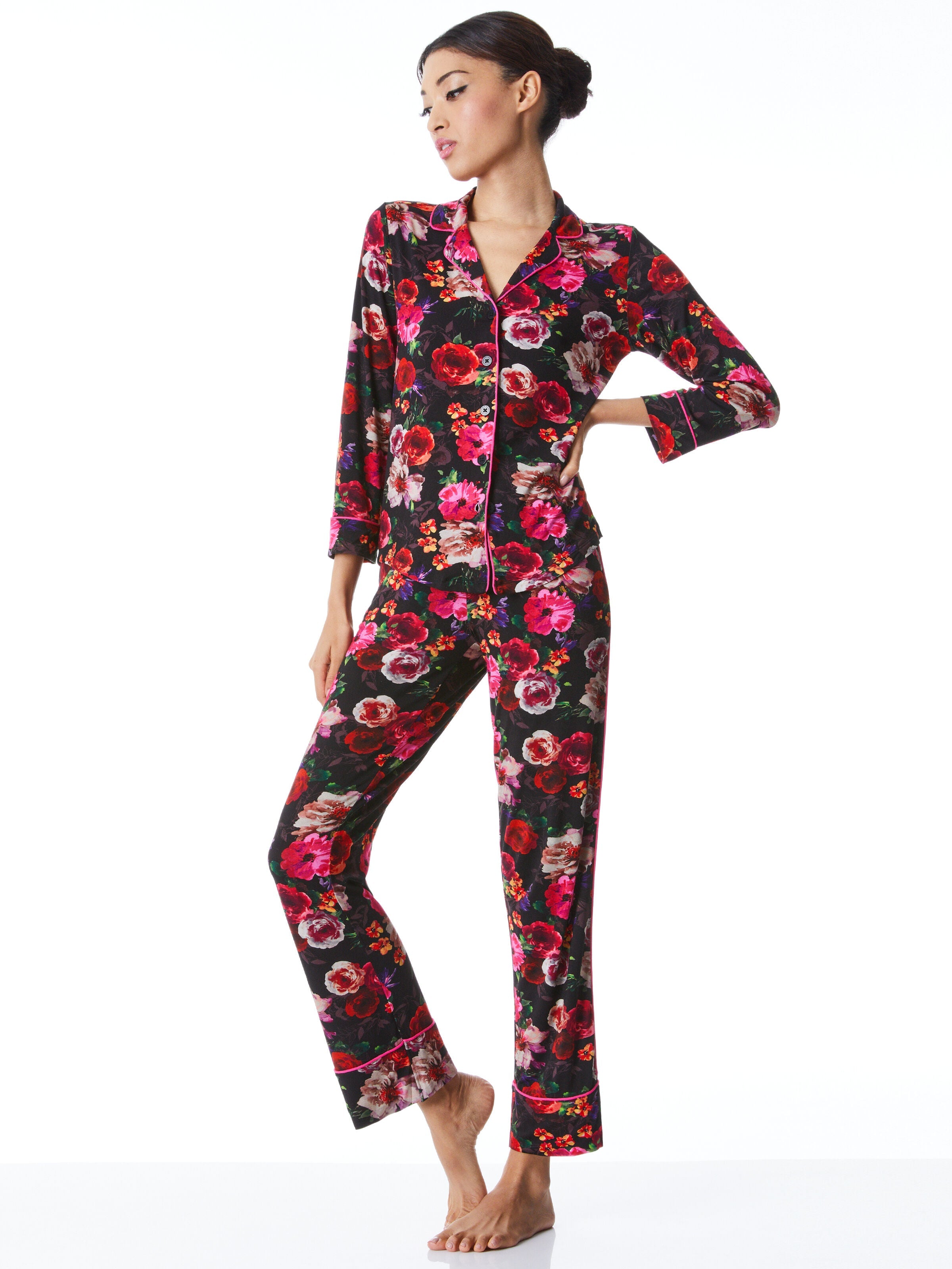 POSH PEANUT X A+O WOMEN'S PAJAMA SET-ALICE + OLIVIA