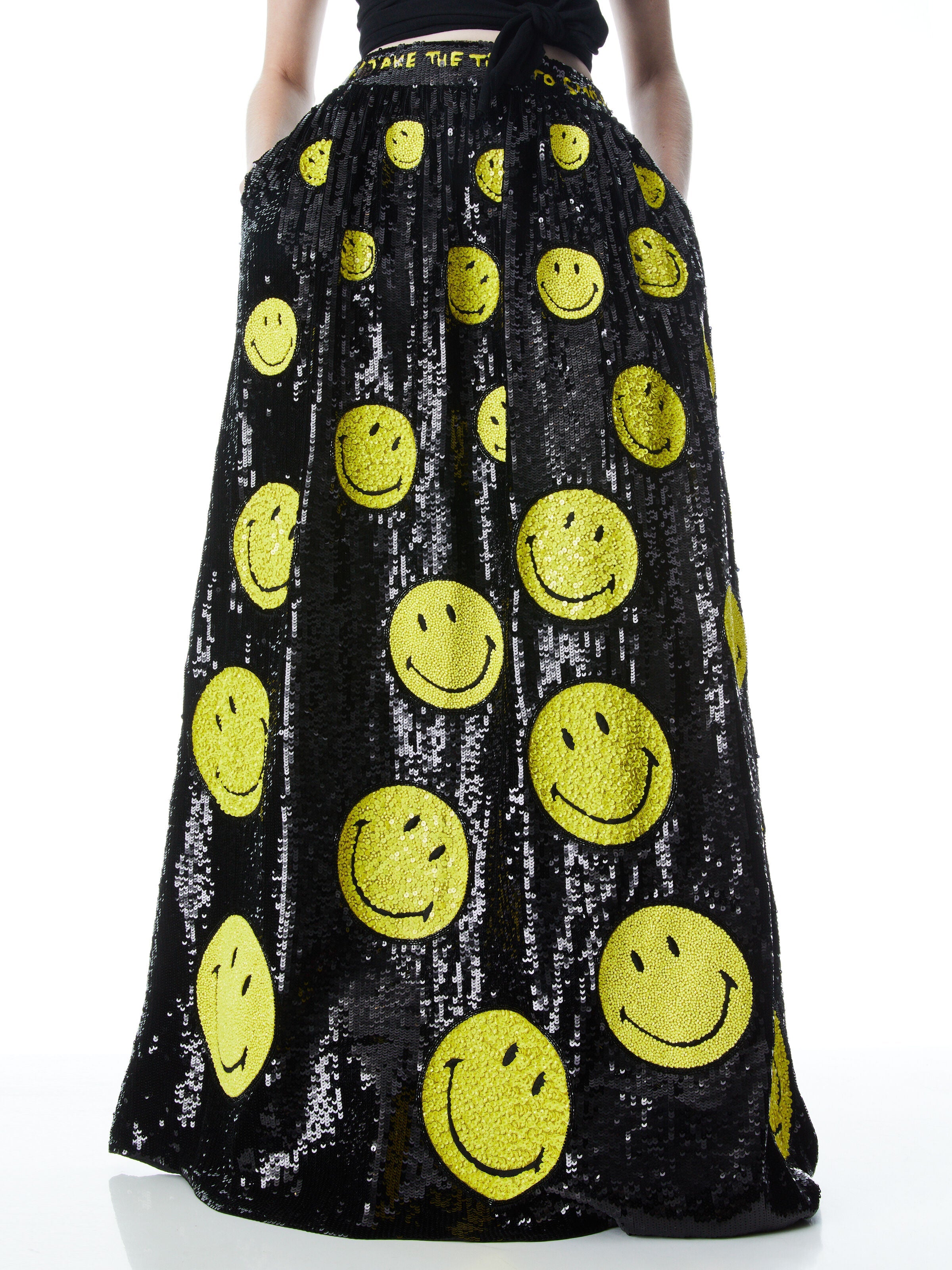 A+O X SMILEY TINA EMBELLISHED BALL GOWN SKIRT-ALICE + OLIVIA