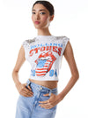 MICAH EMBELLLISHED CROPPED MUSCLE TANK-ALICE + OLIVIA