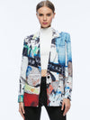 A+O X BASQUIAT DENNY BLAZER-ALICE + OLIVIA
