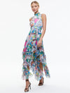 A+O X BASQUIAT EVELYN MAXI DRESS-ALICE + OLIVIA