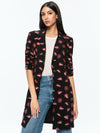 A+O X TOM WESSELMANN BRET LONG BLAZER-ALICE + OLIVIA