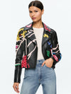 A+O X TOM WESSELMANN CODY LEATHER MOTO JACKET-ALICE + OLIVIA