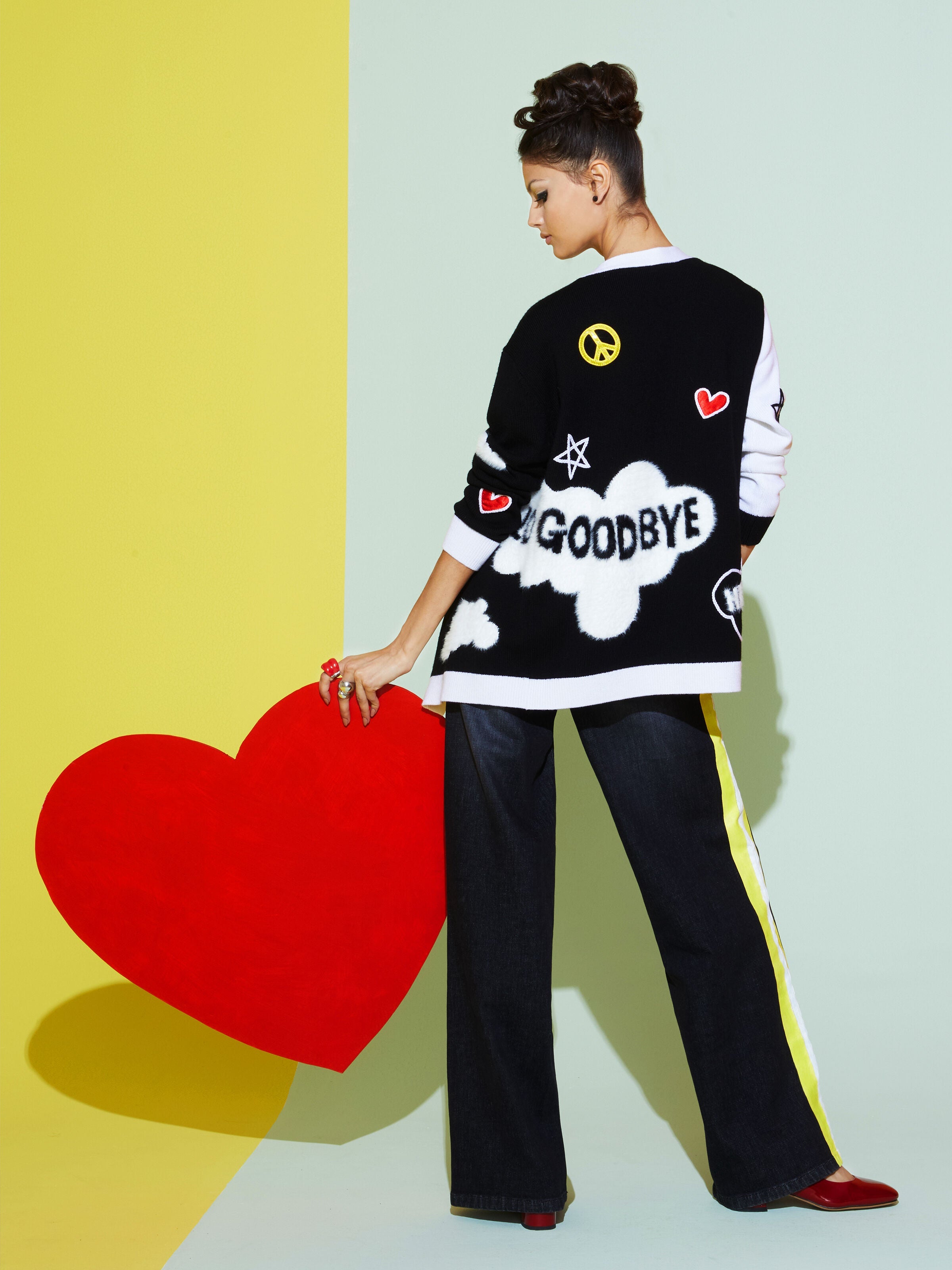 A+O X THE BEATLES BRADFORD CARDIGAN-ALICE + OLIVIA