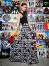 A+O X THE BEATLES LEVON SEQUIN BALLGOWN SKIRT-ALICE + OLIVIA