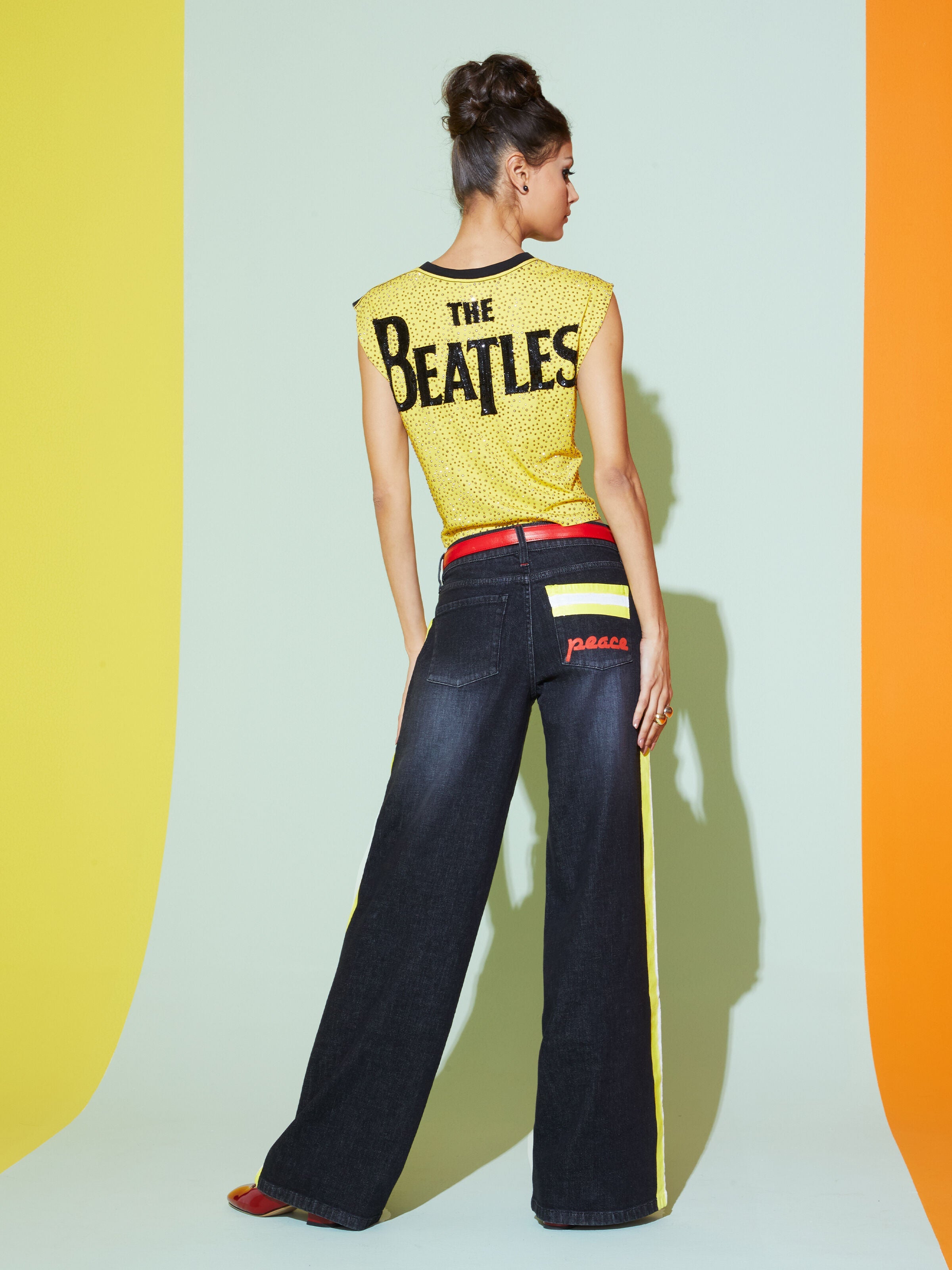 A+O X THE BEATLES MICAH MUSCLE TANK-ALICE + OLIVIA