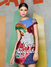 A+O X THE BEATLES CLYDE SHIFT DRESS-ALICE + OLIVIA