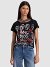 MAXIE EMBELLISHED BAND TEE-ALICE + OLIVIA