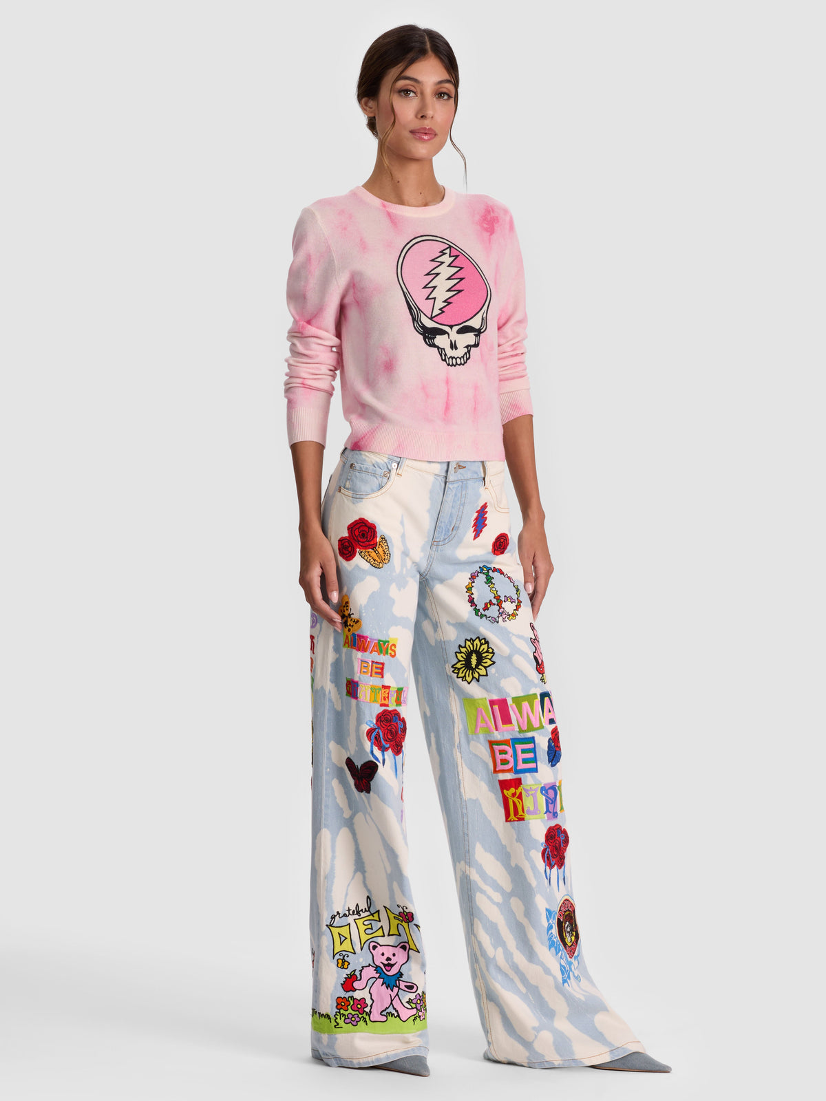 A+O X GRATEFUL DEAD CAROLEE PULLOVER-ALICE + OLIVIA
