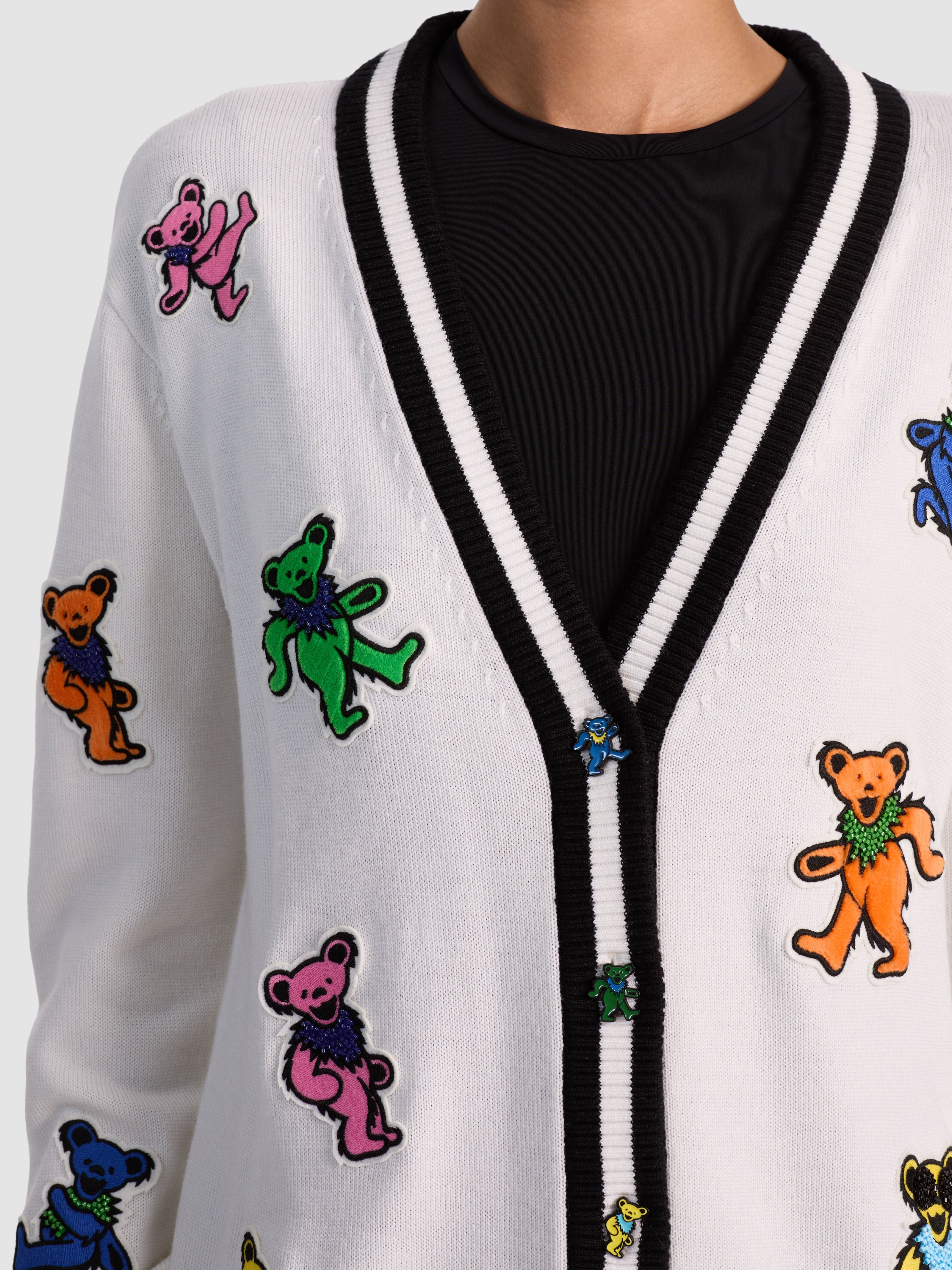 A+O X GRATEFUL DEAD BRADFORD CARDIGAN-ALICE + OLIVIA