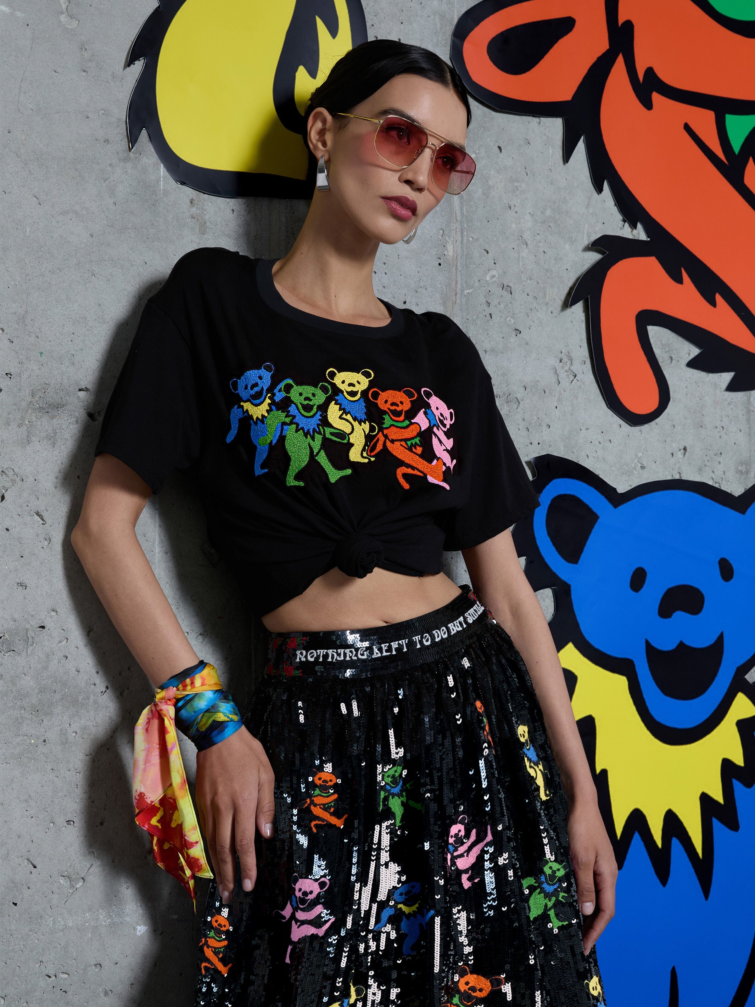 A+O X GRATEFUL DEAD EVAN TEE-ALICE + OLIVIA