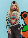 A+O X GRATEFUL DEAD DELAINA TOP-ALICE + OLIVIA