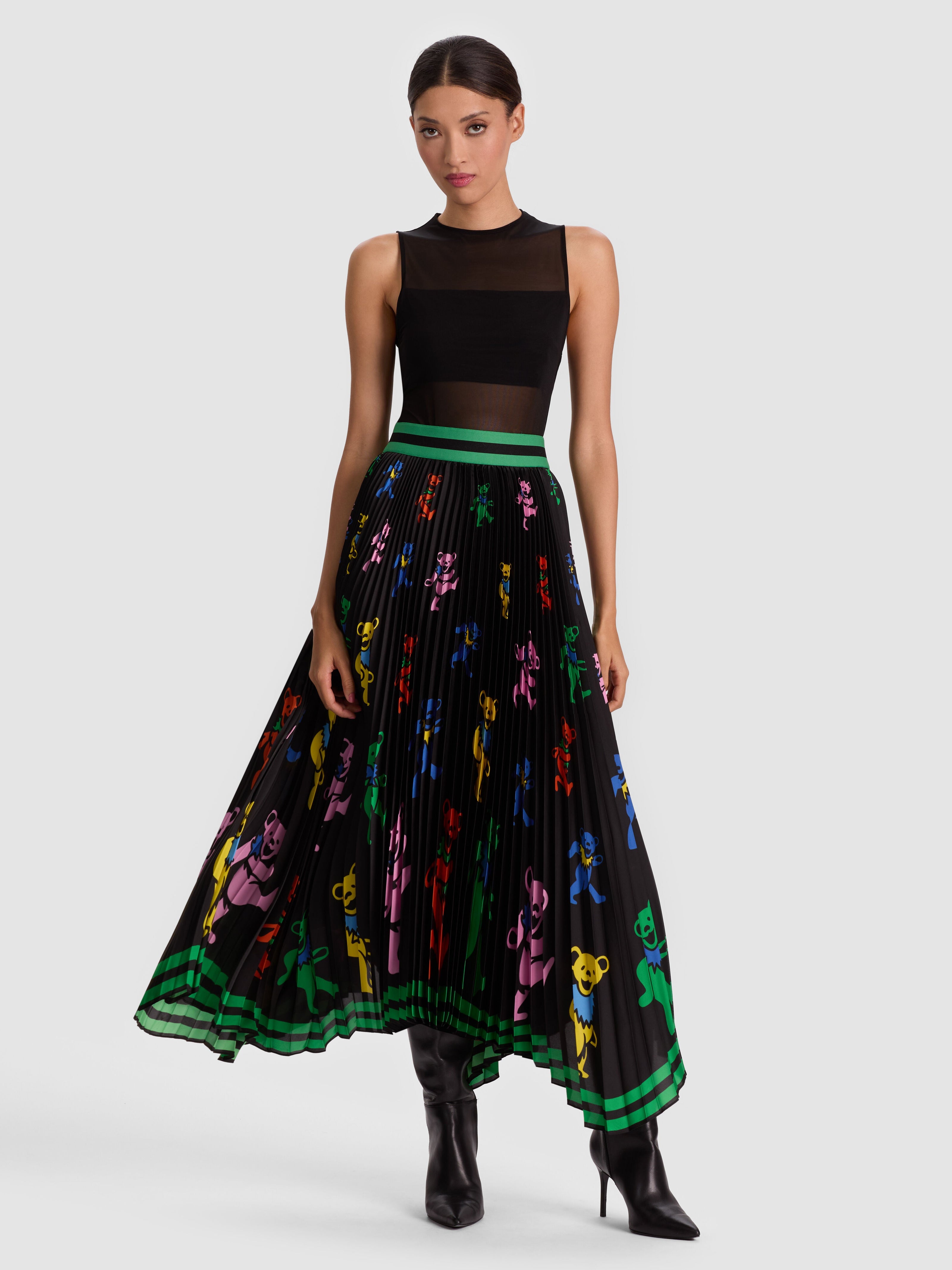 A+O X GRATEFUL DEAD KATZ MAXI SKIRT-ALICE + OLIVIA