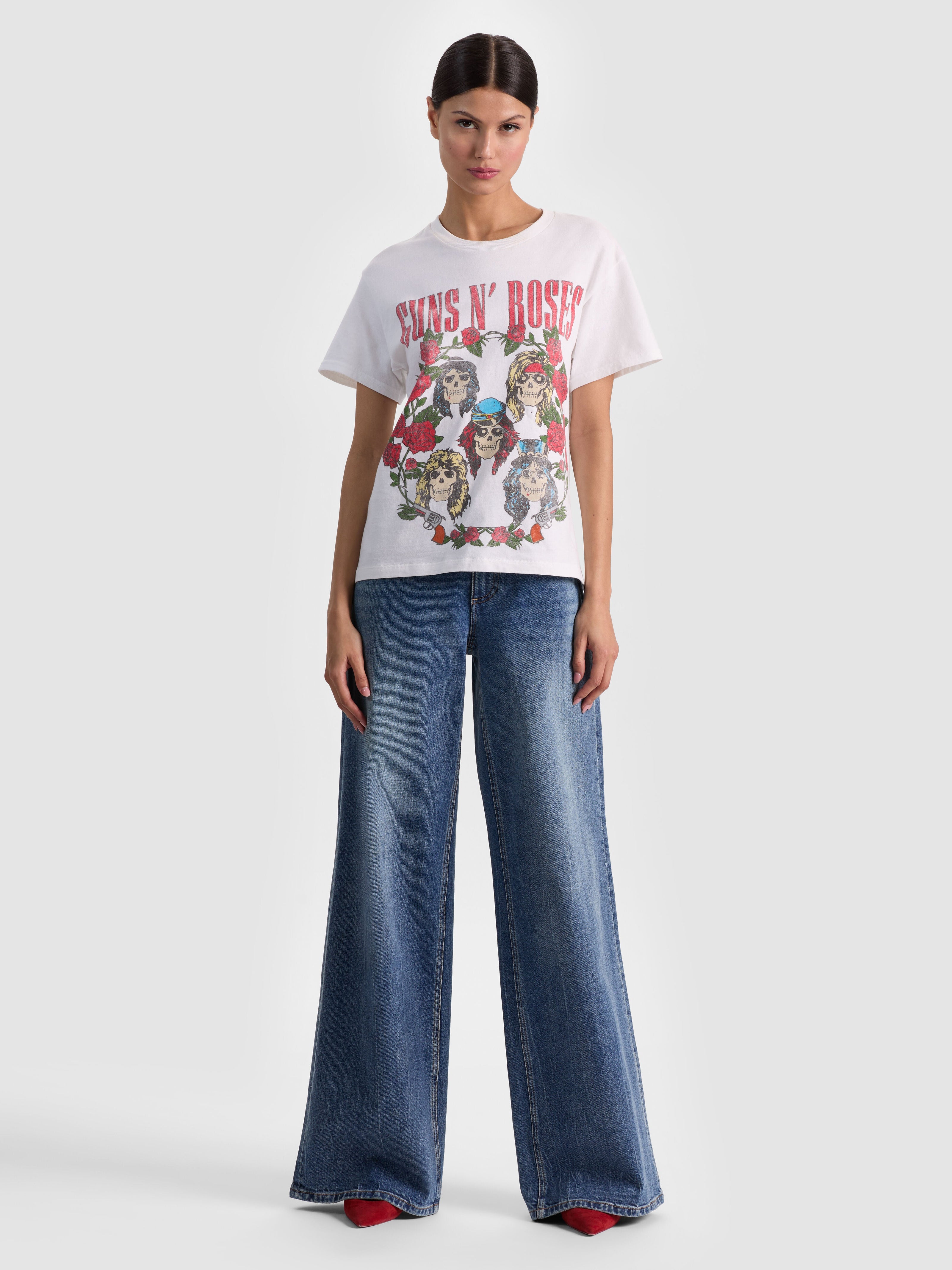 ALVERA TEE-GUNS N ROSES-ALICE + OLIVIA