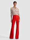 A+O X GRETCHEN ROEHRS WILLA SILK BLOUSE-ALICE + OLIVIA