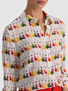 A+O X GRETCHEN ROEHRS WILLA SILK BLOUSE-ALICE + OLIVIA