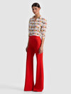 A+O X GRETCHEN ROEHRS WILLA SILK BLOUSE-ALICE + OLIVIA