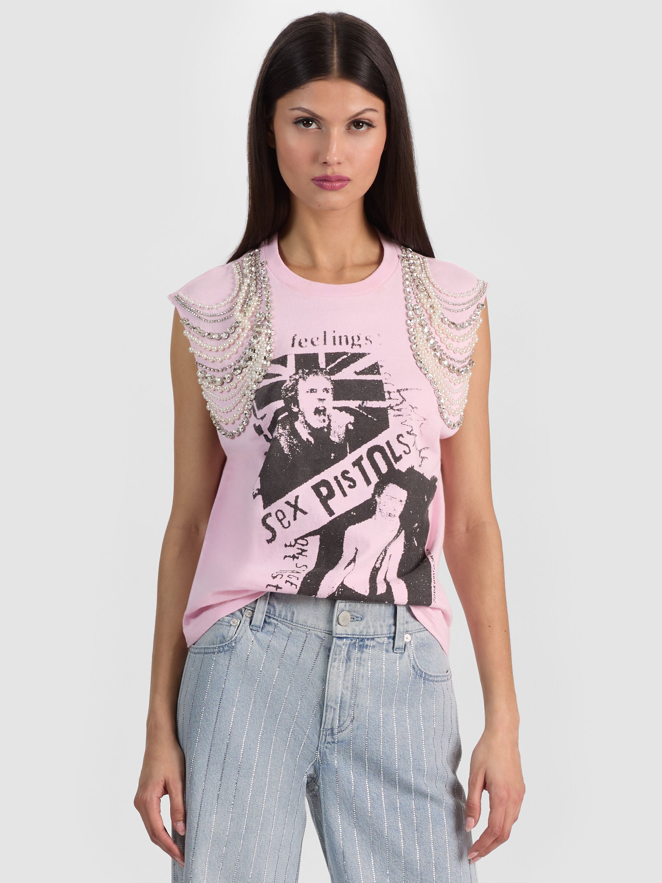 MICAH EMBELLISHED MUSCLE TANK