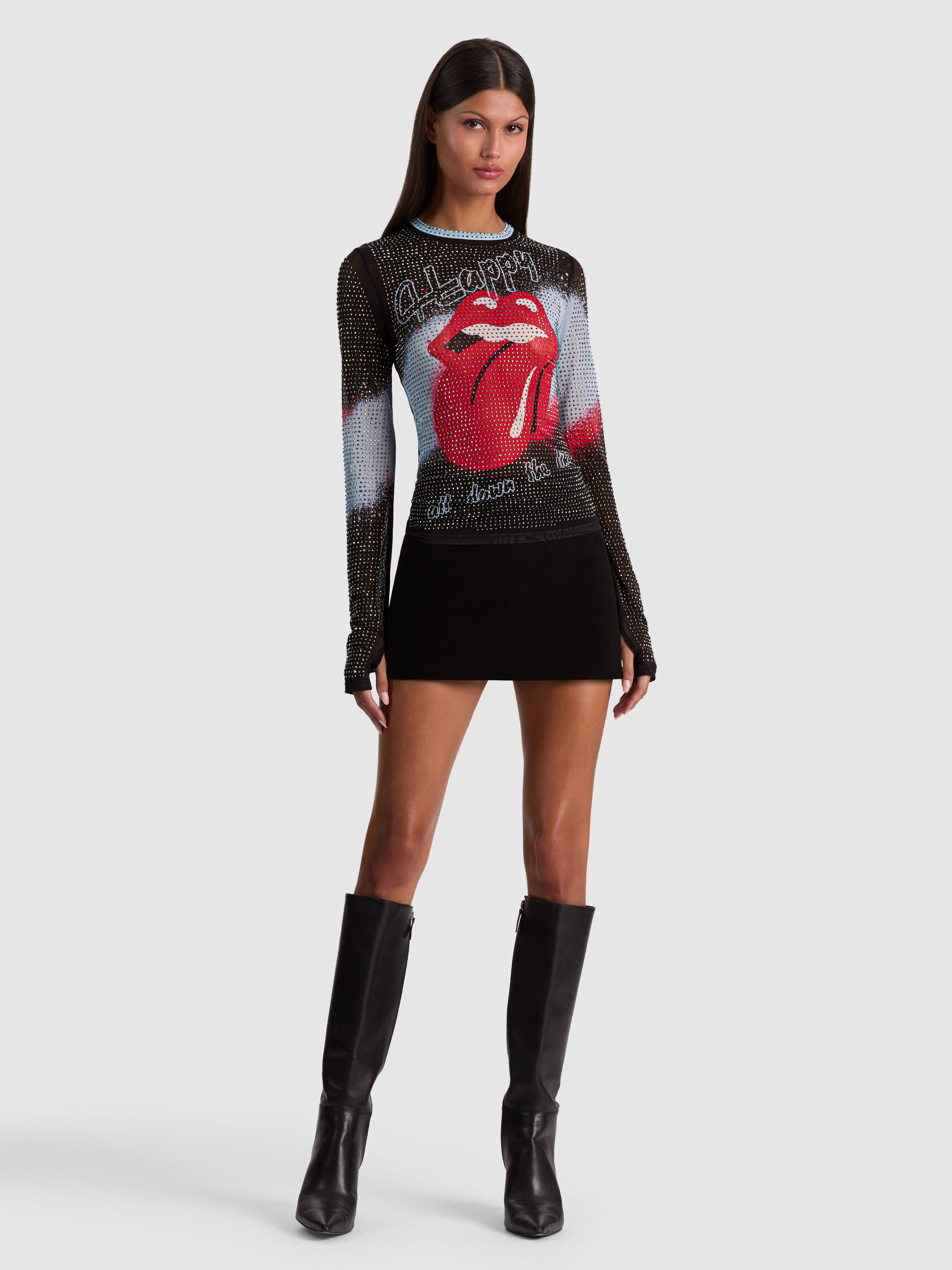 DELAINA EMBELLISHED TOP-ALICE + OLIVIA