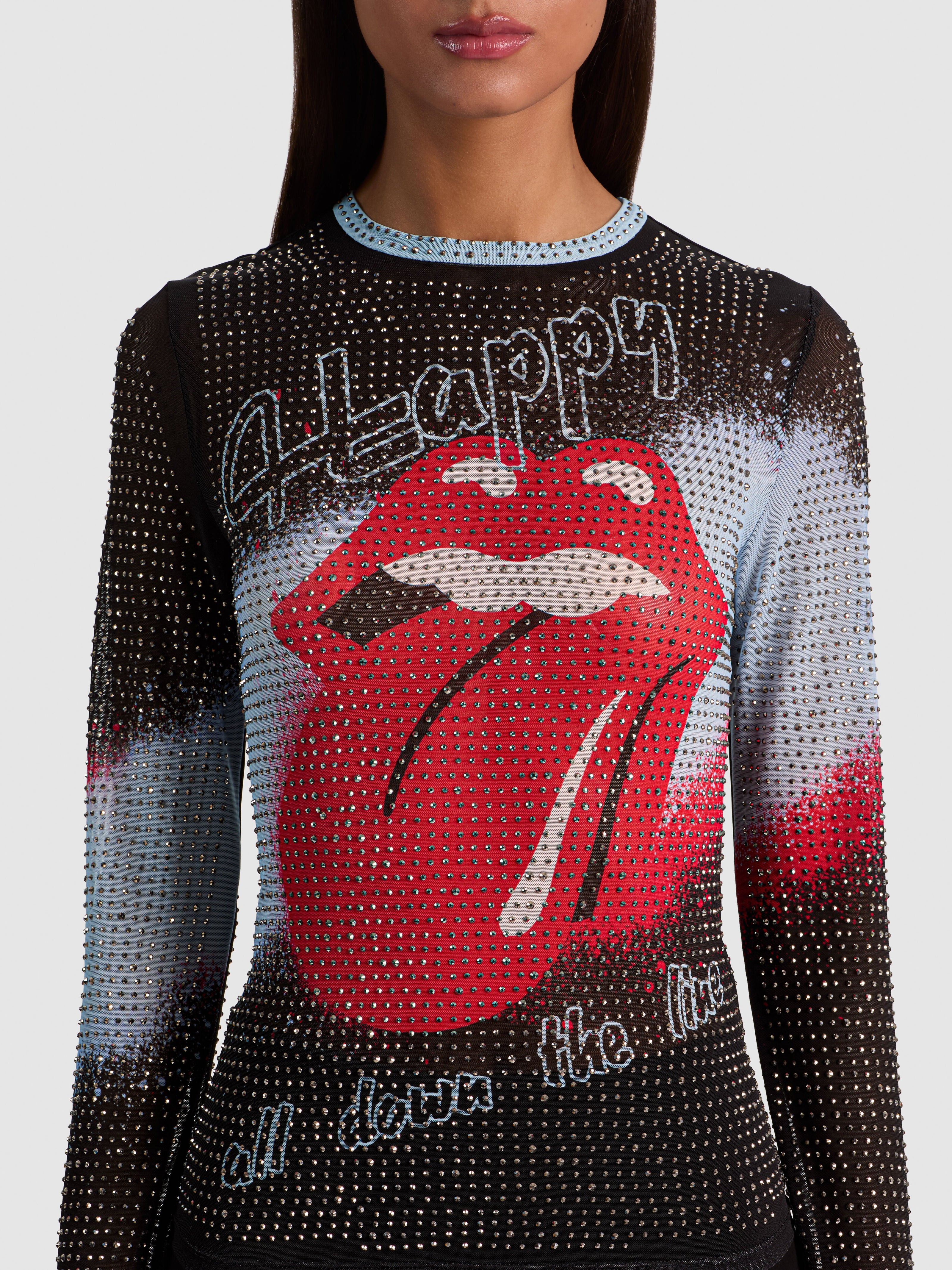DELAINA EMBELLISHED TOP-ALICE + OLIVIA