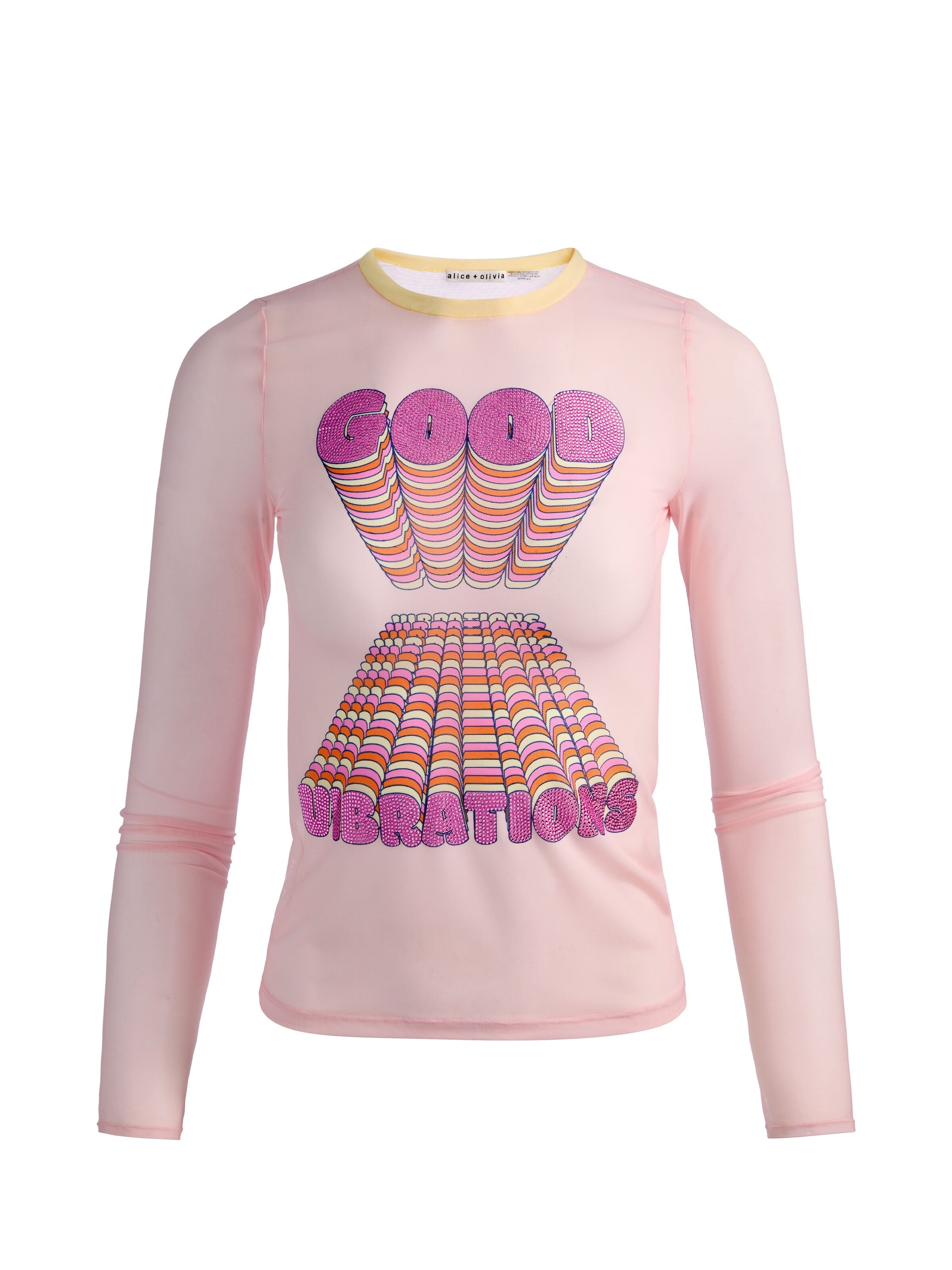 DELAINA EMBELLISHED TOP - GOOD VIBRATIONS