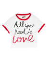 RYLYN EMBR SHORT RINGER TEE-ALICE + OLIVIA