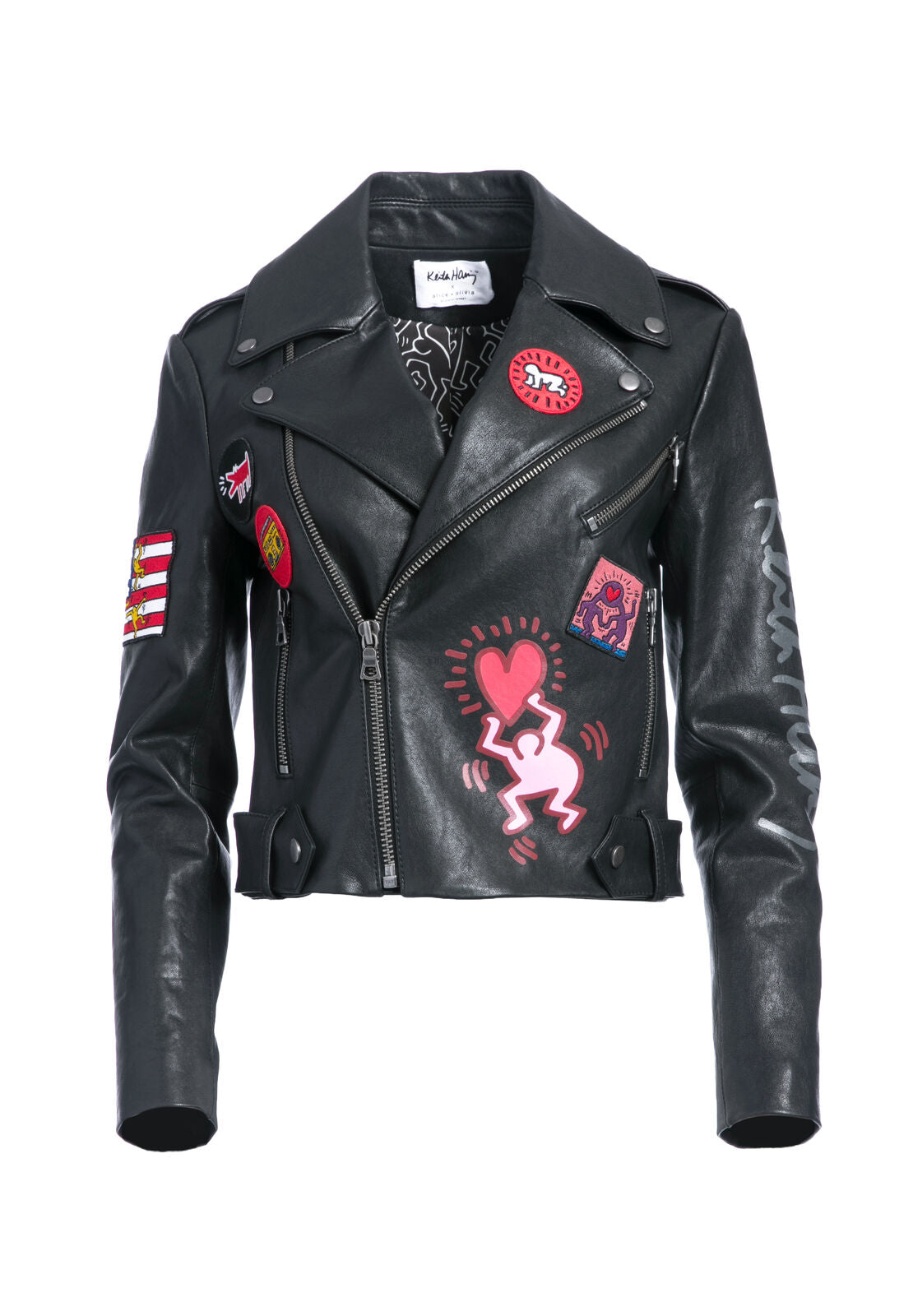CODY LEATHER CROPPED MOTO JACKET-ALICE + OLIVIA