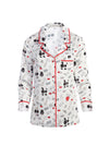 AO X MORGAN LANE KEIR PAJAMA TOP-ALICE + OLIVIA